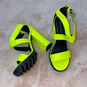 Dolls Kills Slime Lituation Platform Heels